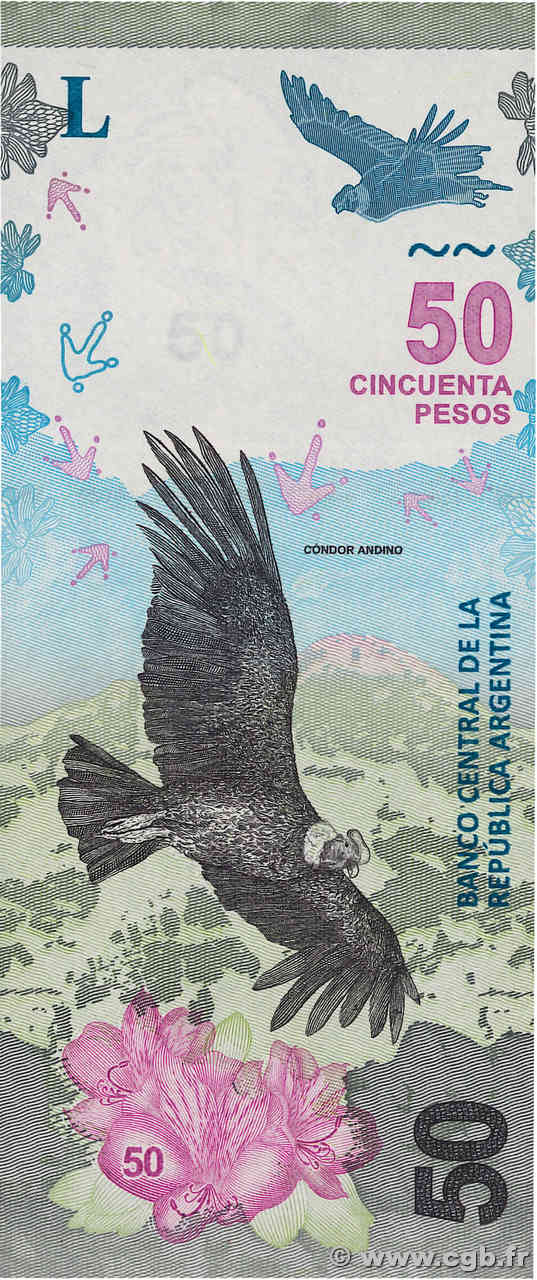 50 Pesos ARGENTINE  2018 P.363 NEUF