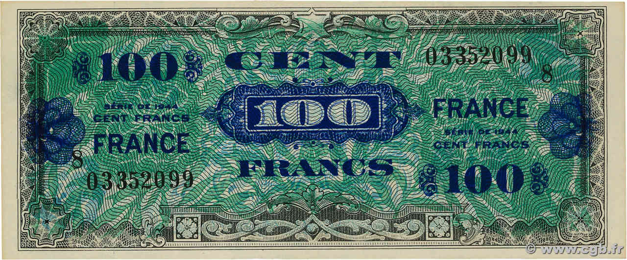 100 Francs FRANCE FRANCE  1945 VF.25.08 SUP