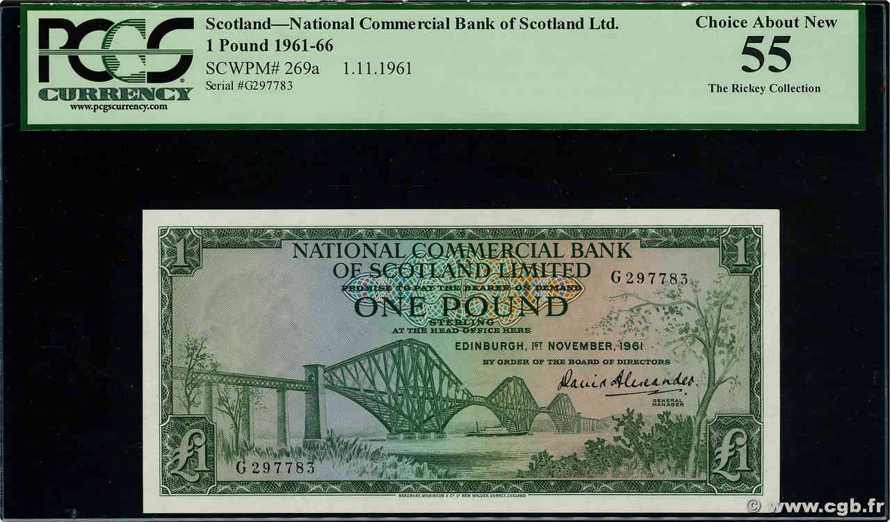 1 Pound SCOTLAND  1961 P.269a SC