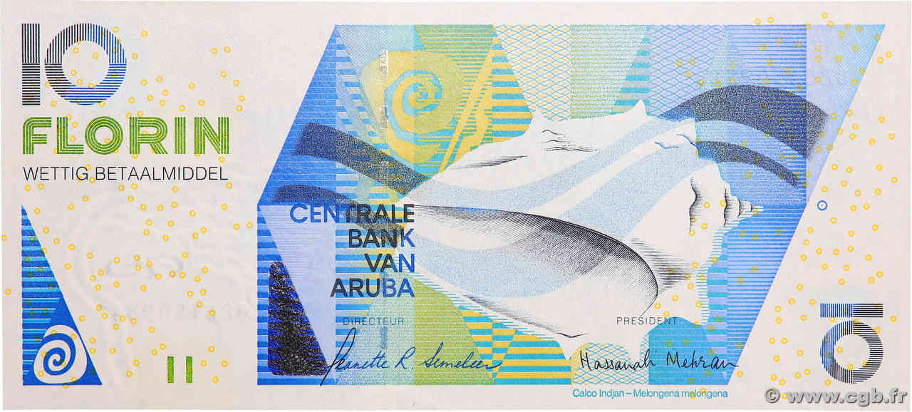 10 Florin ARUBA   2008 P.16b NEUF