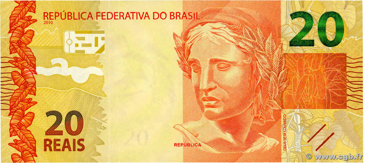 20 Reais BRÉSIL  2010 P.255a NEUF