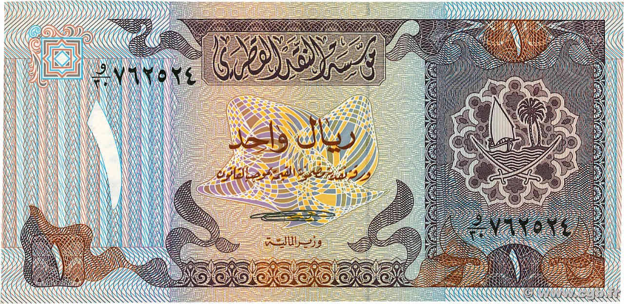 1 Riyal QATAR  1980 P.07 SUP