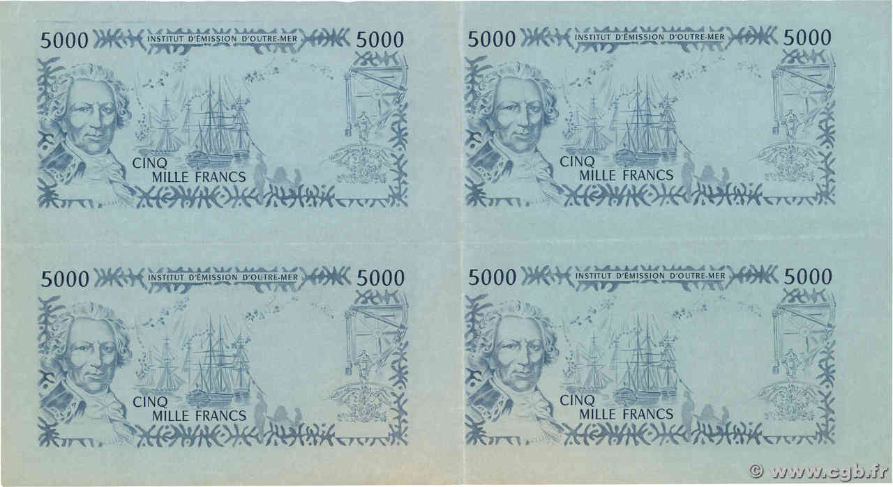 5000 Francs Épreuve POLYNÉSIE, TERRITOIRES D OUTRE MER  1996 P.03p SUP