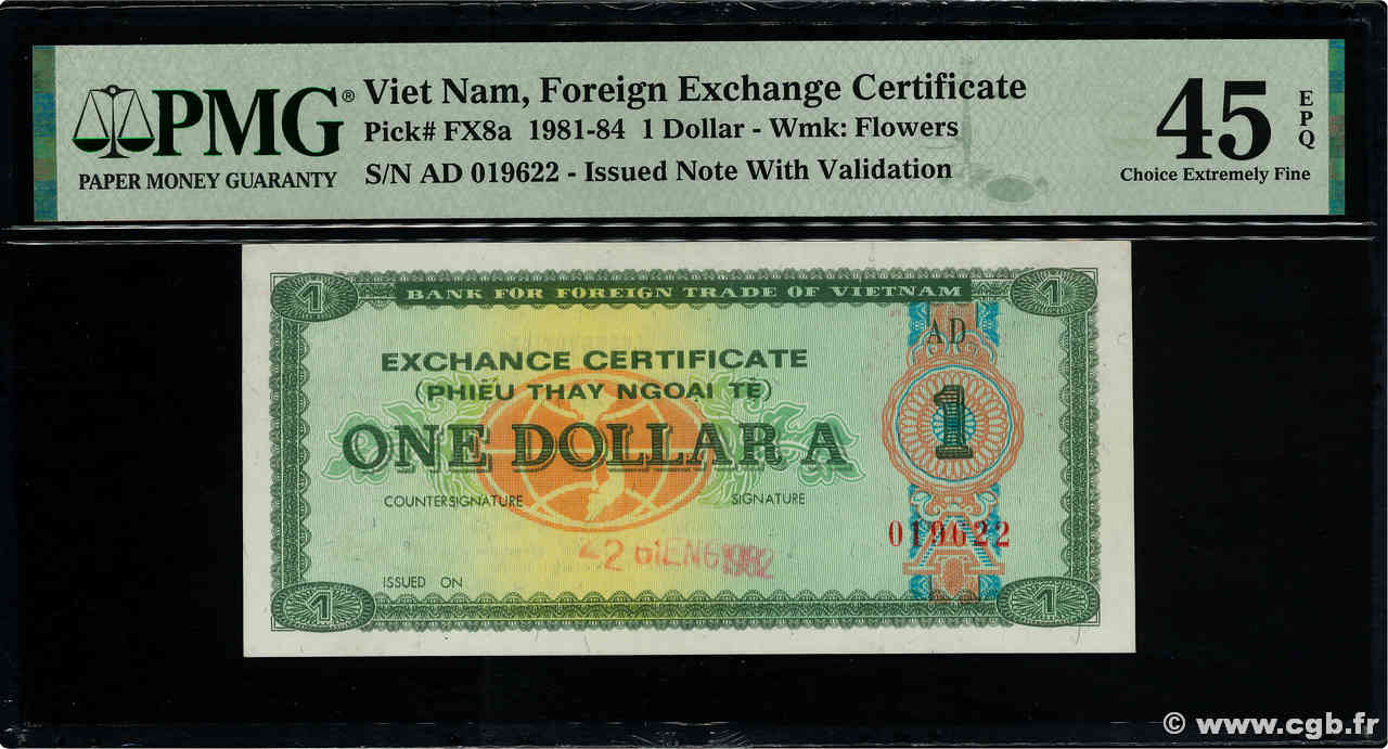1 Dollar VIETNAM  1982 P.FX8 VZ