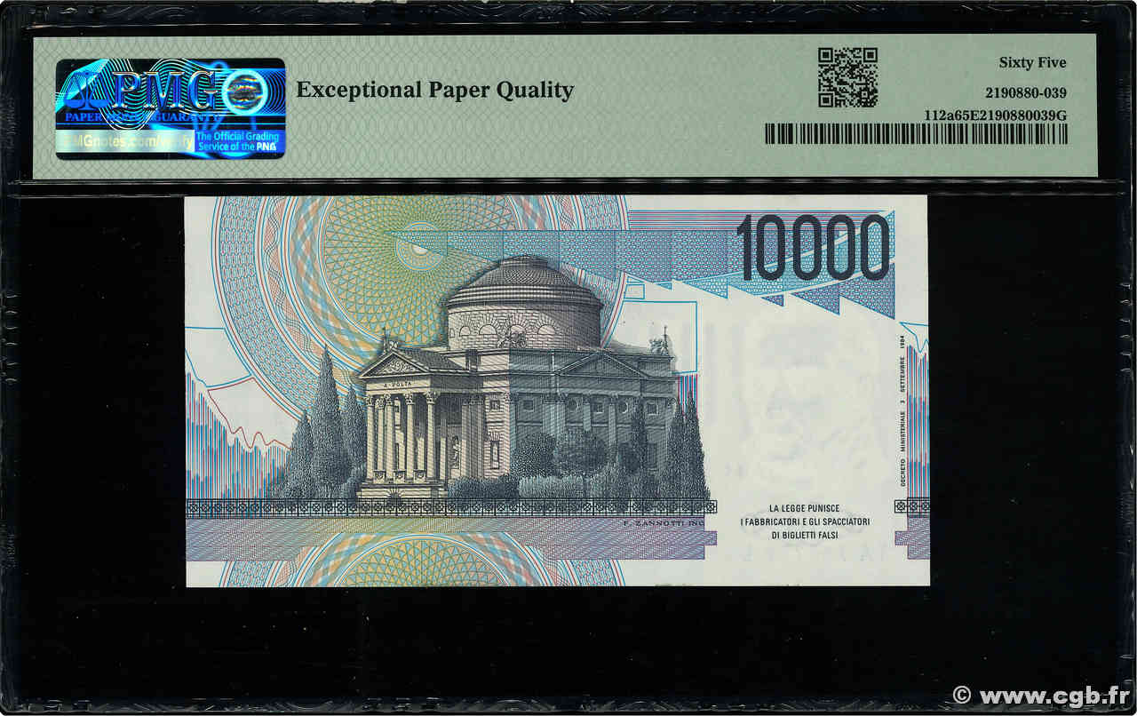 Billet Italie 🇮🇹 10000 lires (D'occasion) à Bussigny pour CHF 1 – avec