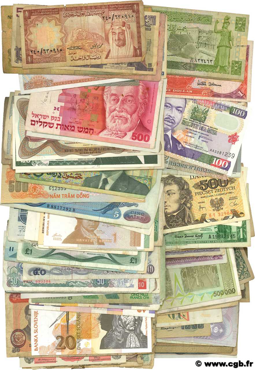 Lot de 100 billets Lot LOTS  1900 P.LOT TB