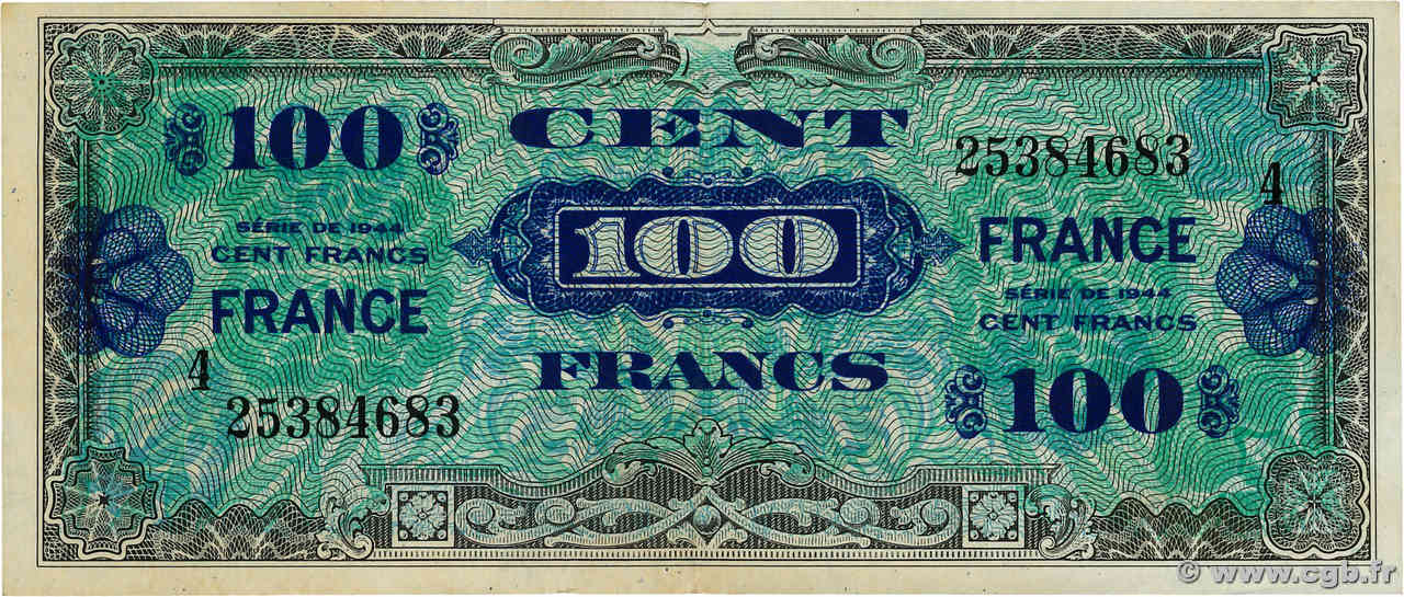 100 Francs FRANCE FRANCE  1945 VF.25.04 SUP