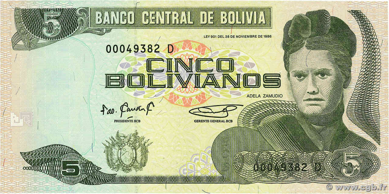 elfbar nachfüll pod läuft aus 6 Billets de 10 - 50 et 100 pesos bolivianos de la BOLIVIE de 1962 main image 0