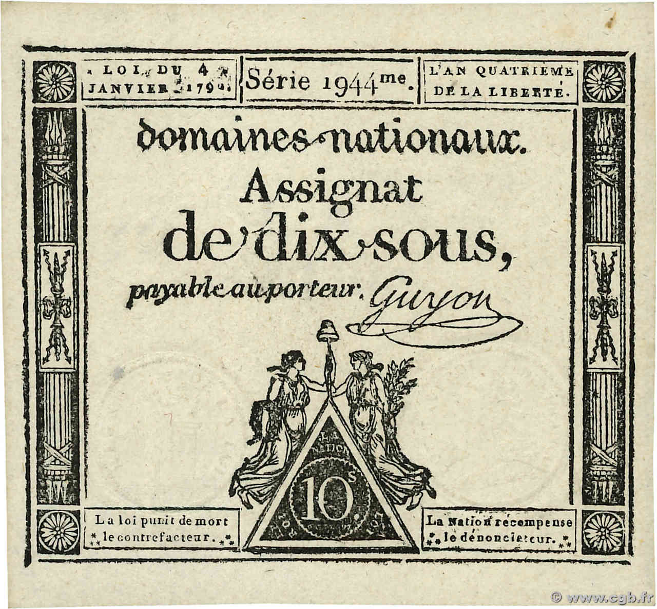 10 Sous FRANCIA  1792 Ass.23a SC+