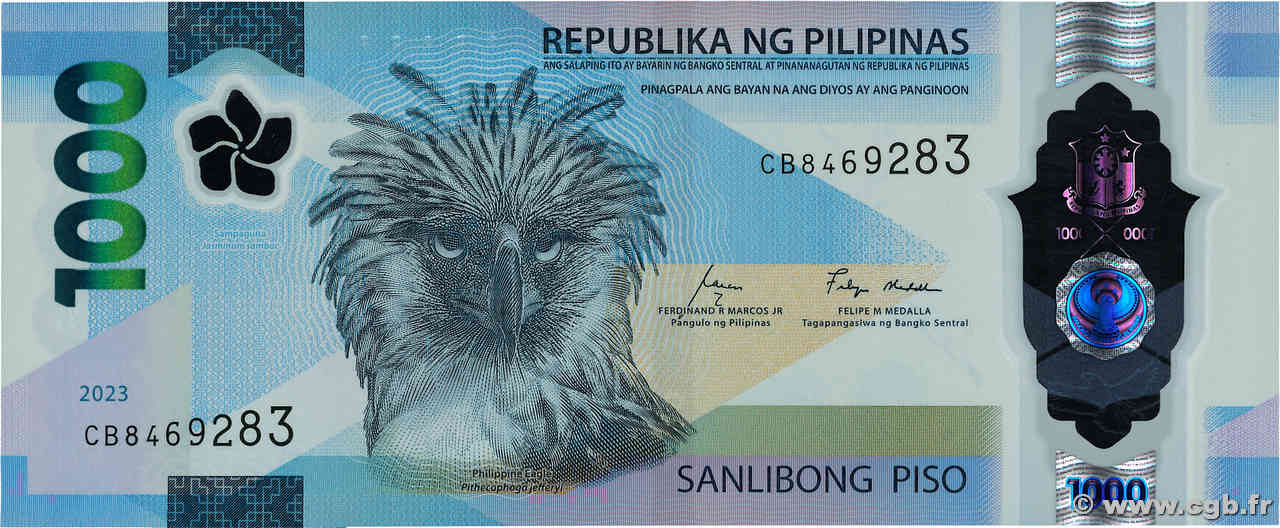 1000 Pesos FILIPPINE  2023 P.241 FDC