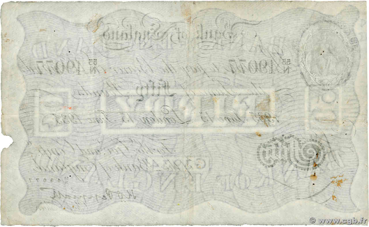 50 Pounds ENGLAND Londres 1935 P 338 509736 Banknotes great-britain-50-pounds-england-1994-nd-2006-p-388-c-superb-gem-unc-pmg