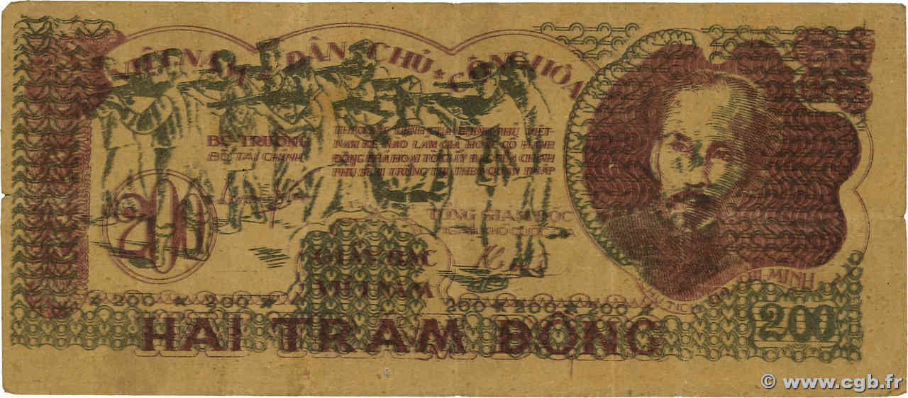 200 Dong VIET NAM   1950 P.034a TTB