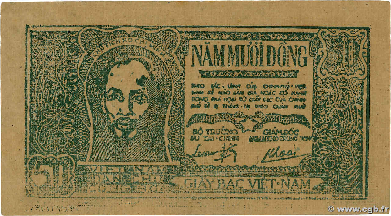 50 Dong VIET NAM   1948 p.027E pr.SUP