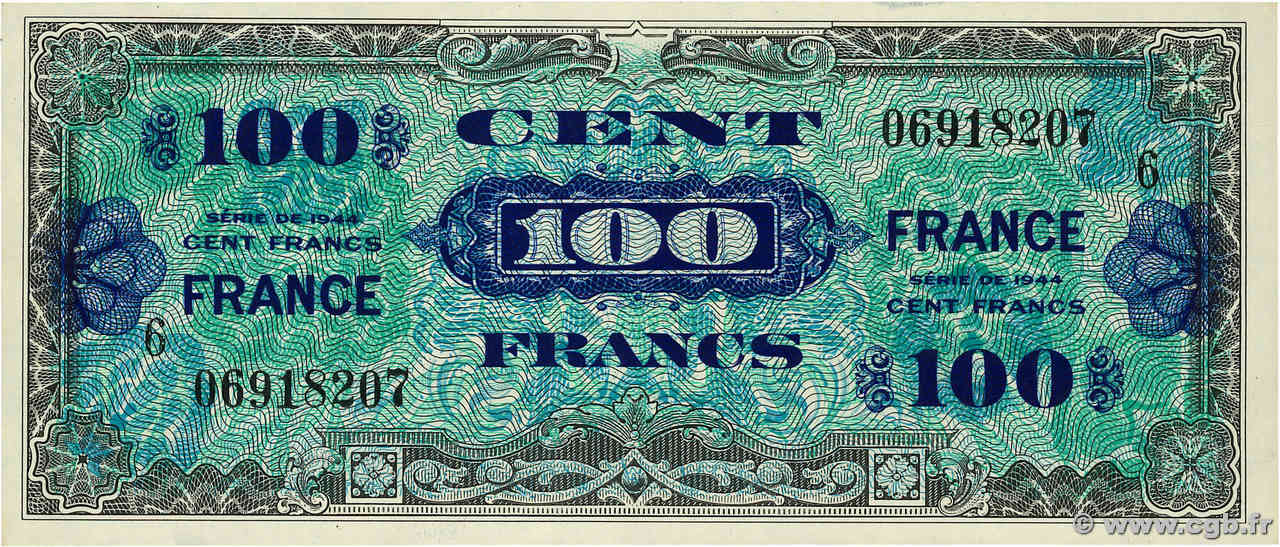100 Francs FRANCE FRANCE  1945 VF.25.06 SUP