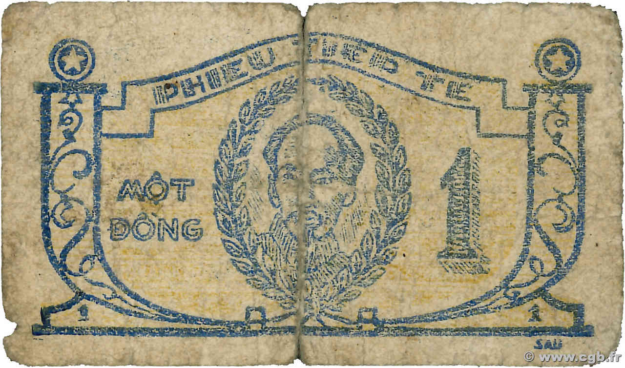 1 Dong VIETNAM  1950 P.R03 RC