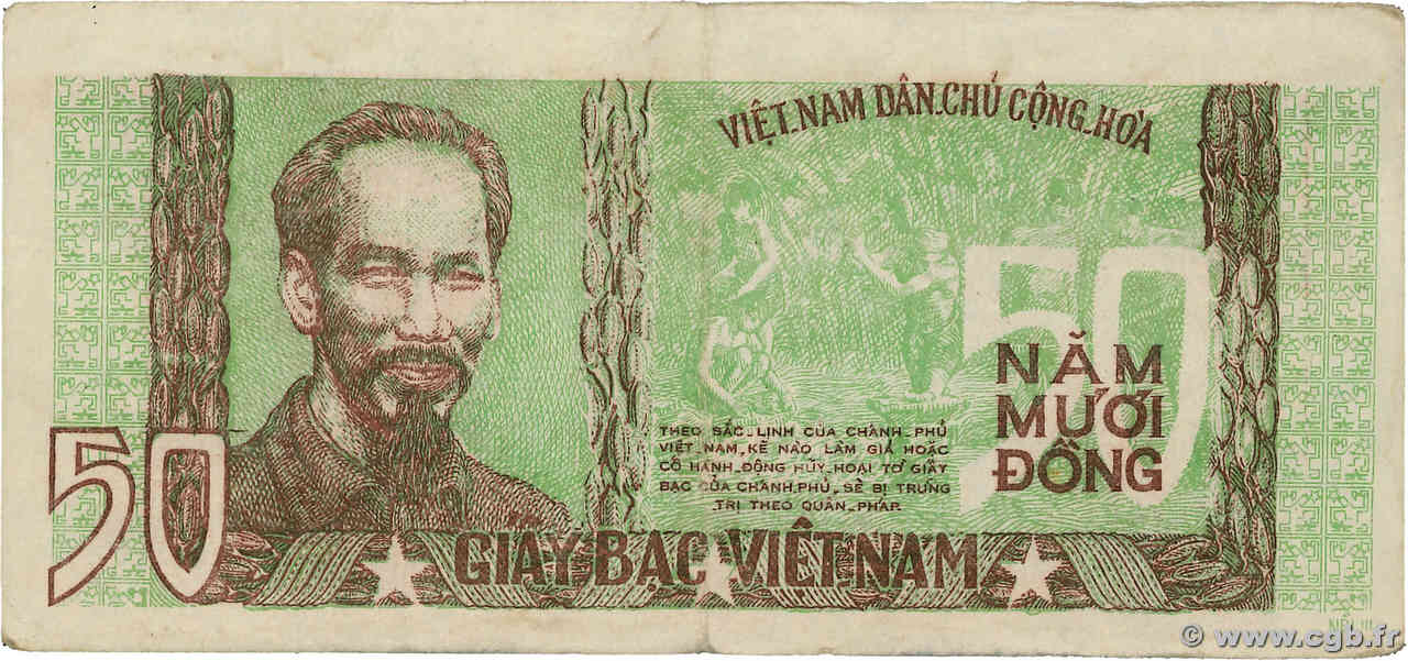 50 Dong VIETNAM  1953 P.042 F+