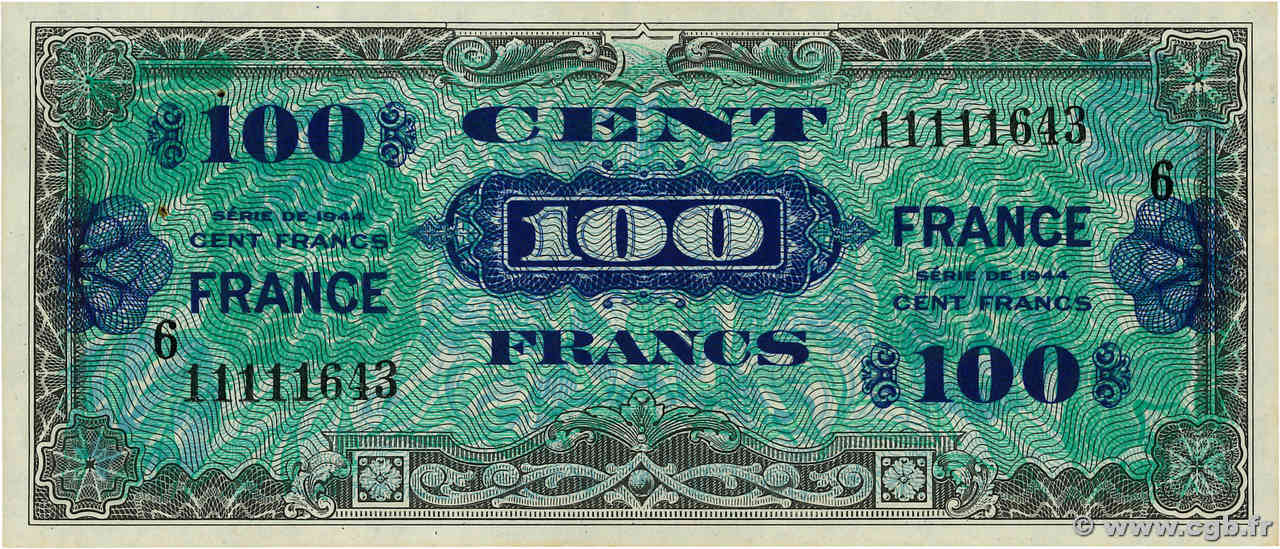 100 Francs FRANCE FRANCE  1945 VF.25.06 SUP