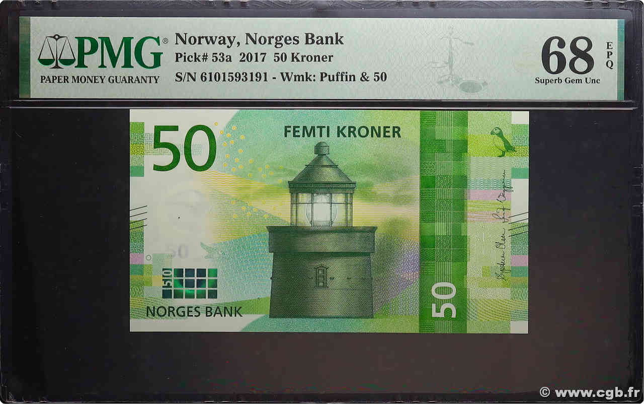 100 Kroner NORVÈGE  2017 P.53a FDC