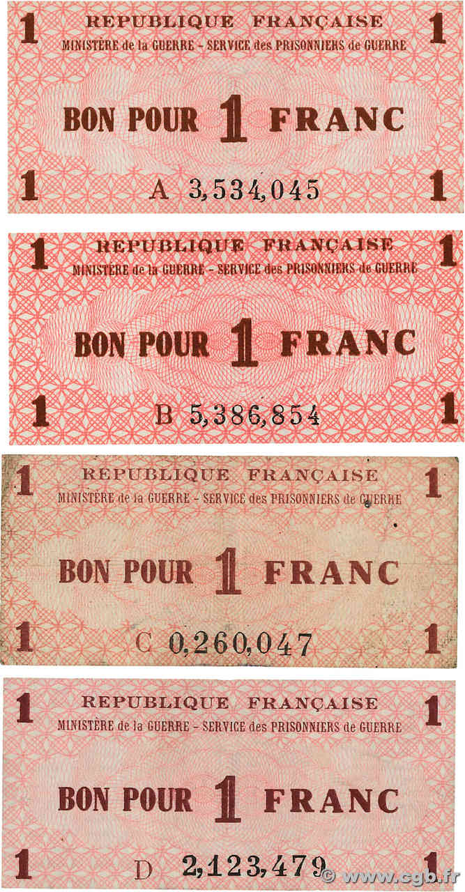 1 Franc Lot FRANCE régionalisme et divers  1945 K.001 SUP