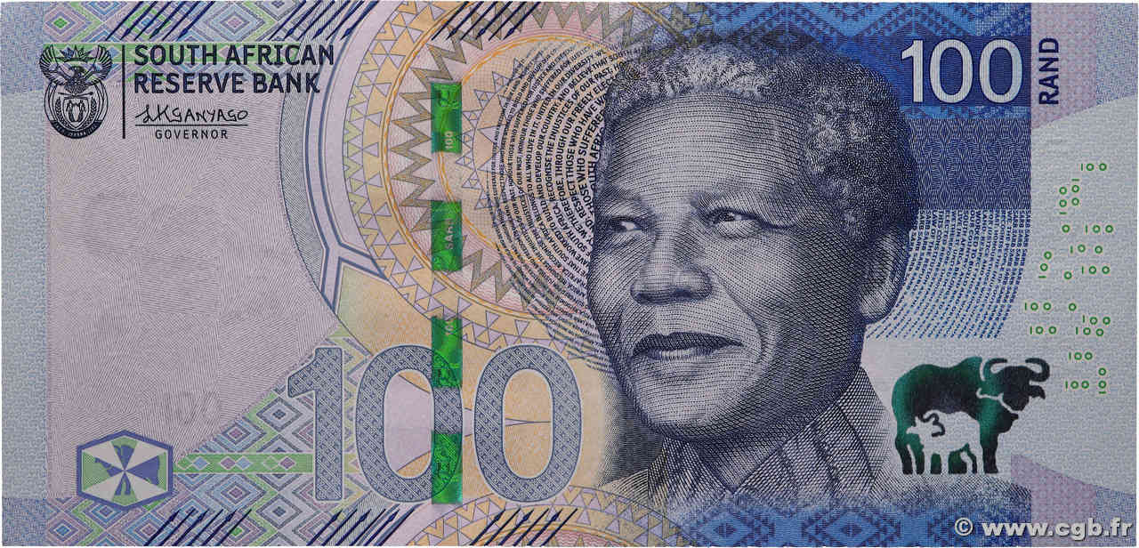 100 Rand SOUTH AFRICA  2023 P.151 UNC-