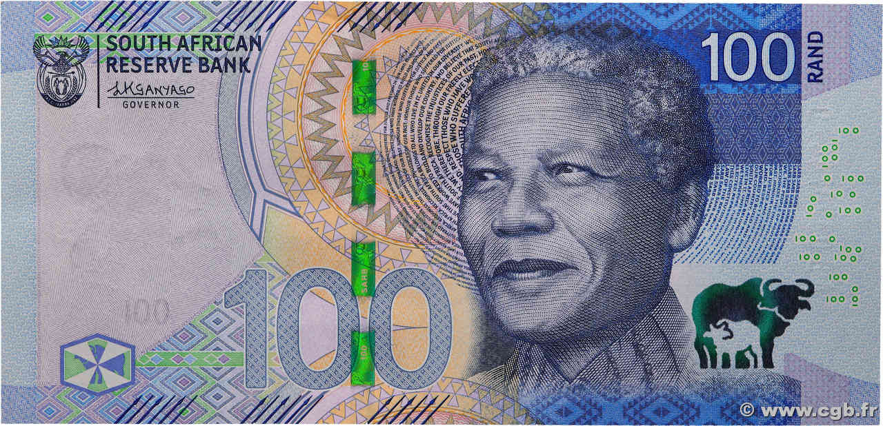 100 Rand SOUTH AFRICA  2023 P.151 UNC-