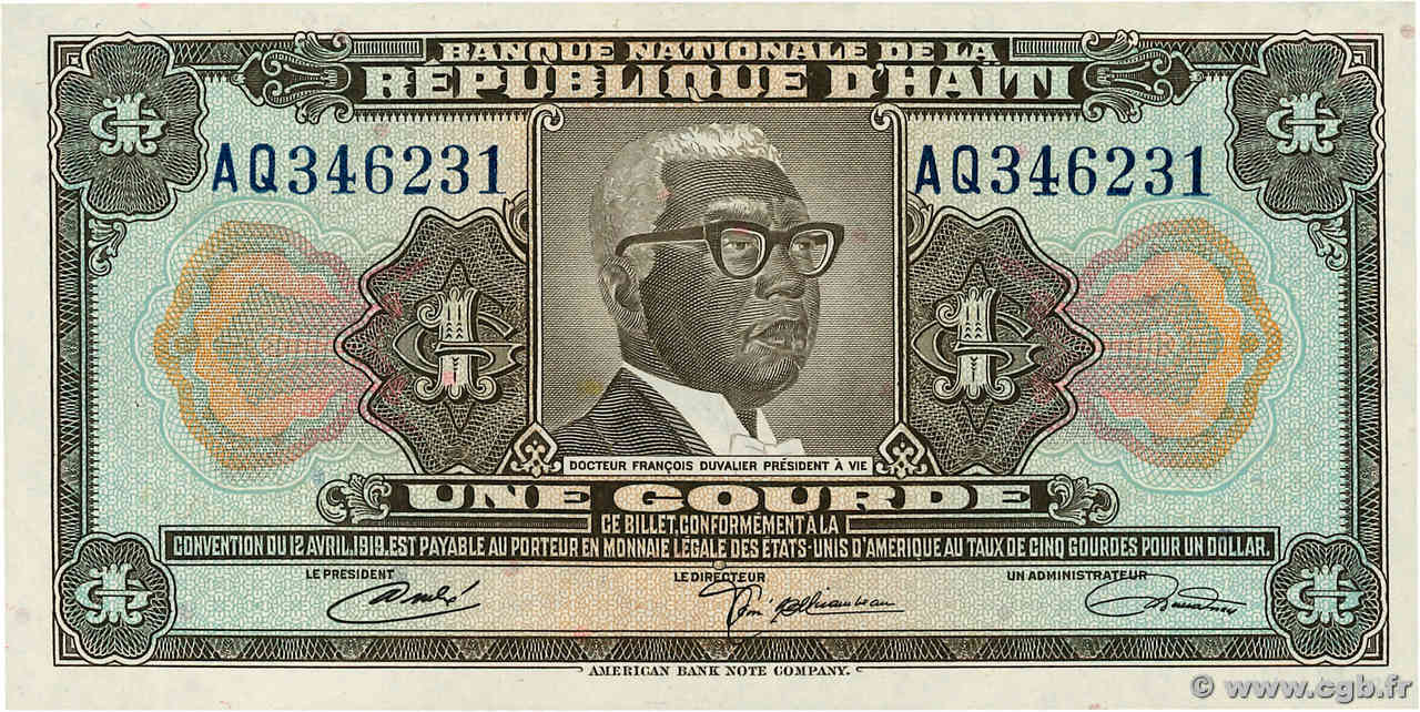 1 Gourde HAÏTI  1979 P.200 NEUF