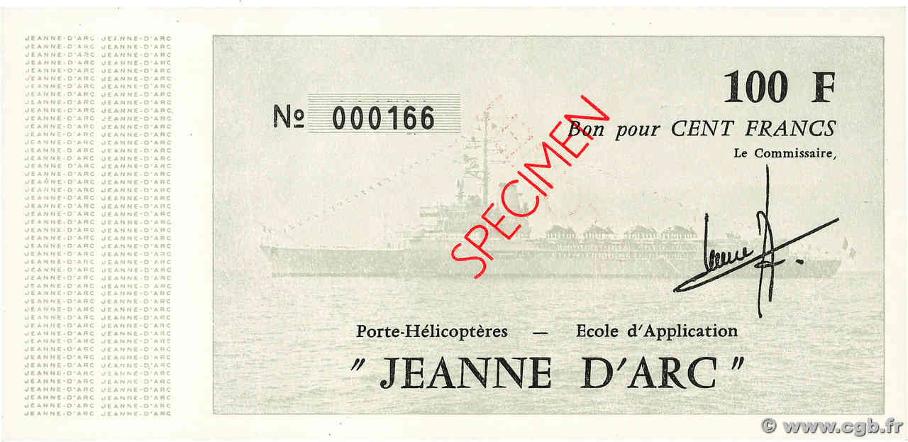 100 Francs Spécimen FRANCE regionalismo y varios  1979 K.302f FDC