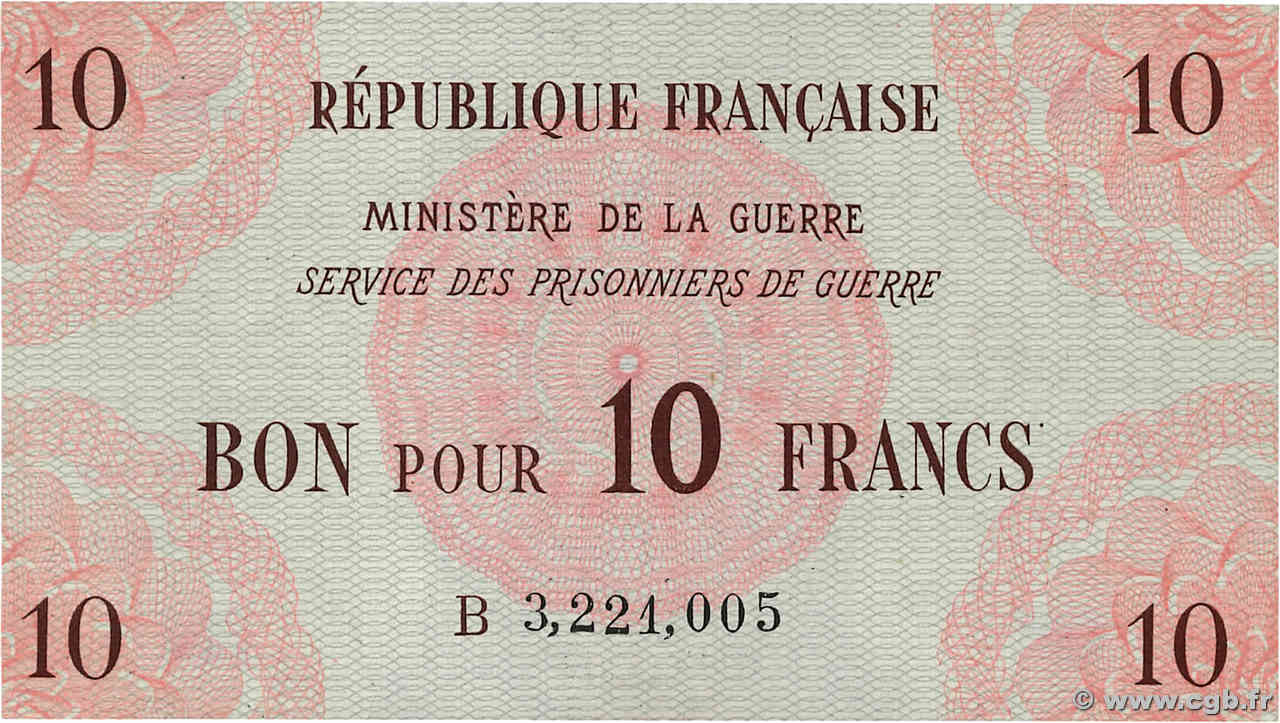 10 Francs FRANCE régionalisme et divers  1945 K.003 pr.NEUF
