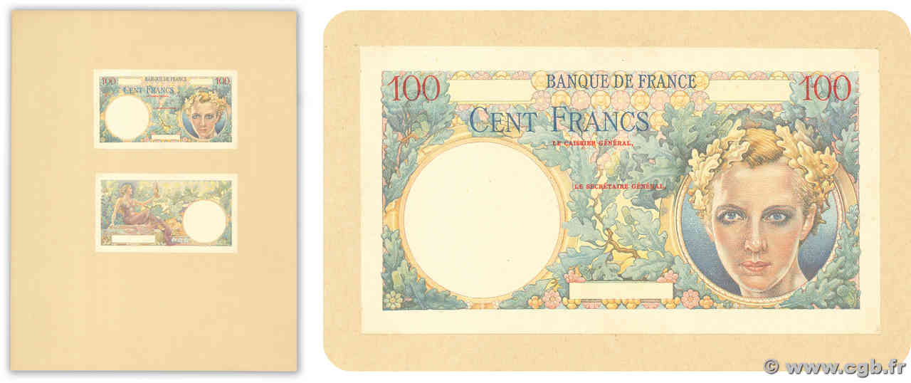 100 Francs STARFEL Non émis FRANCE  1943 NE.1943 AU