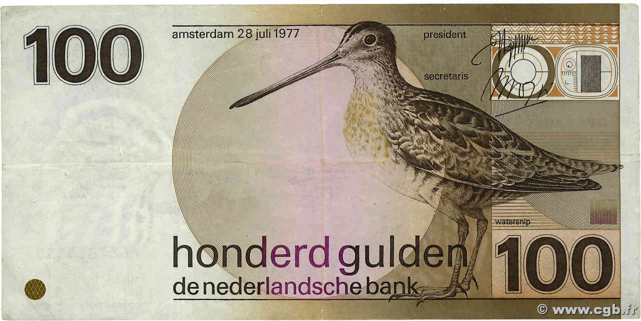 100 Gulden PAYS-BAS  1977 P.097a TB+