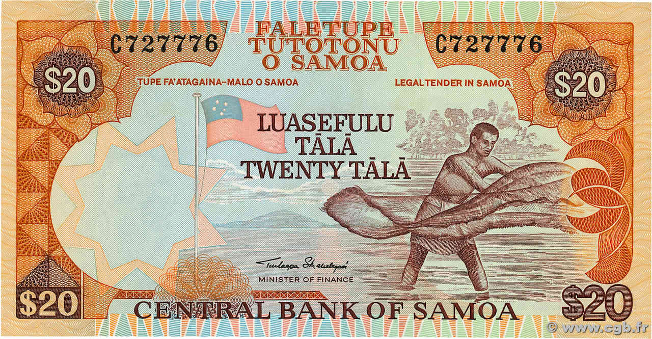 20 Tala SAMOA  2002 P.35a ST