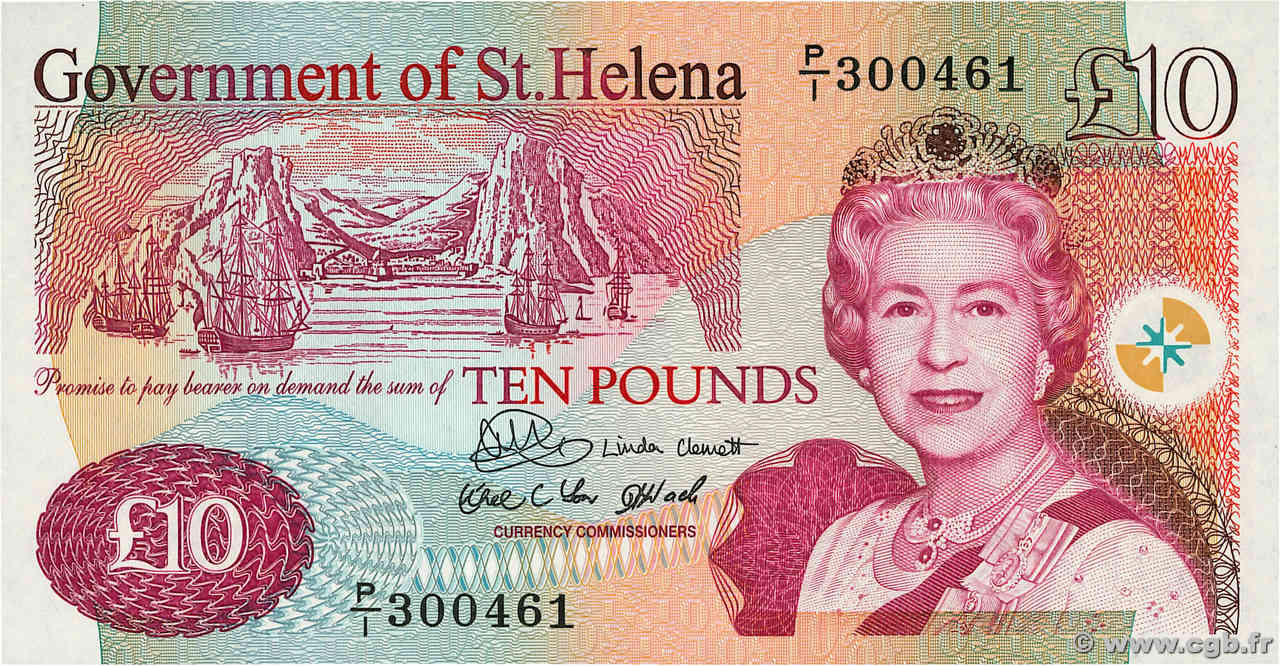 10 Pounds ST. HELENA  2004 P.12a ST
