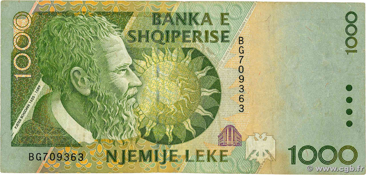 1000 Leke ALBANIE  1996 P.65 TB