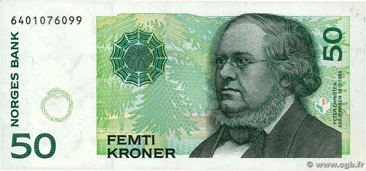 50 Kroner NORVÈGE  1996 P.46a TTB