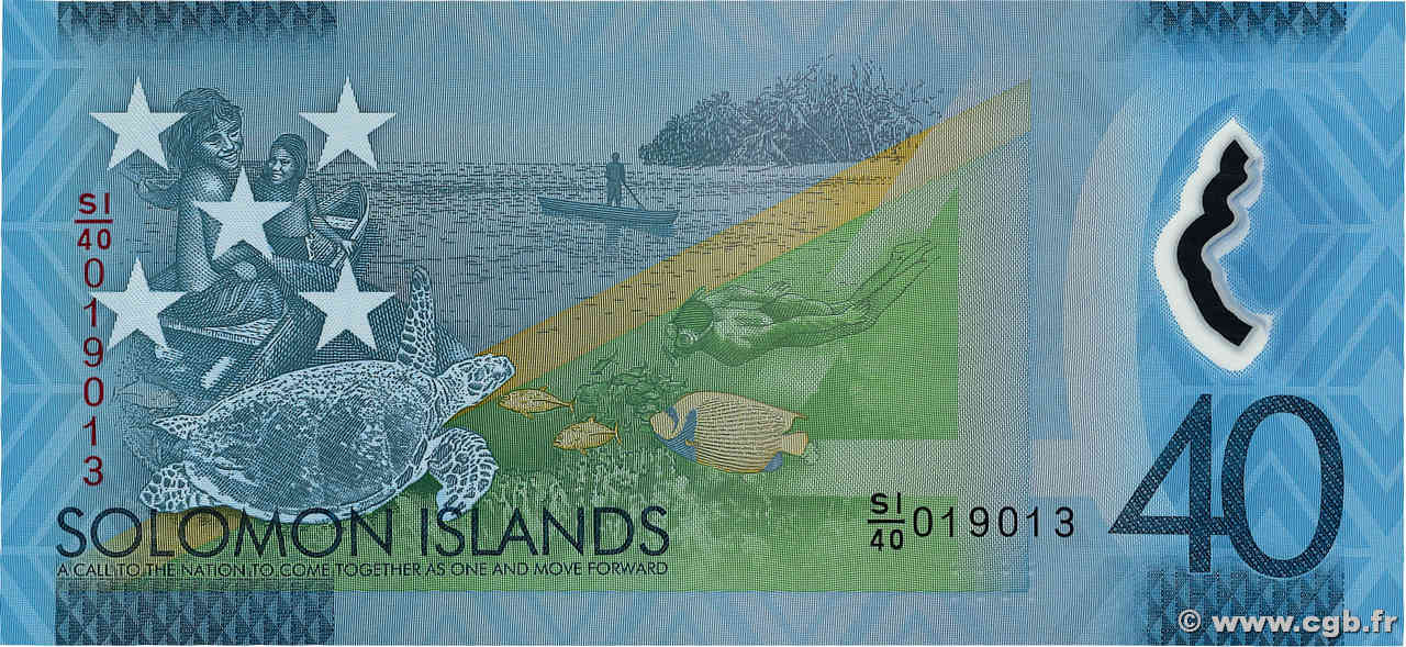 40 Dollars Commémoratif ISOLE SALAMONE  2018 P.37 FDC