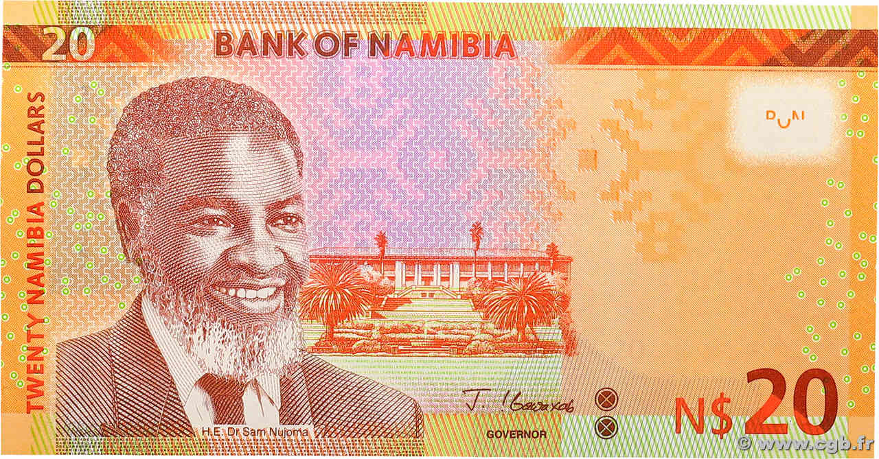 20 Namibia Dollars NAMIBIA  2022 P.17 ST