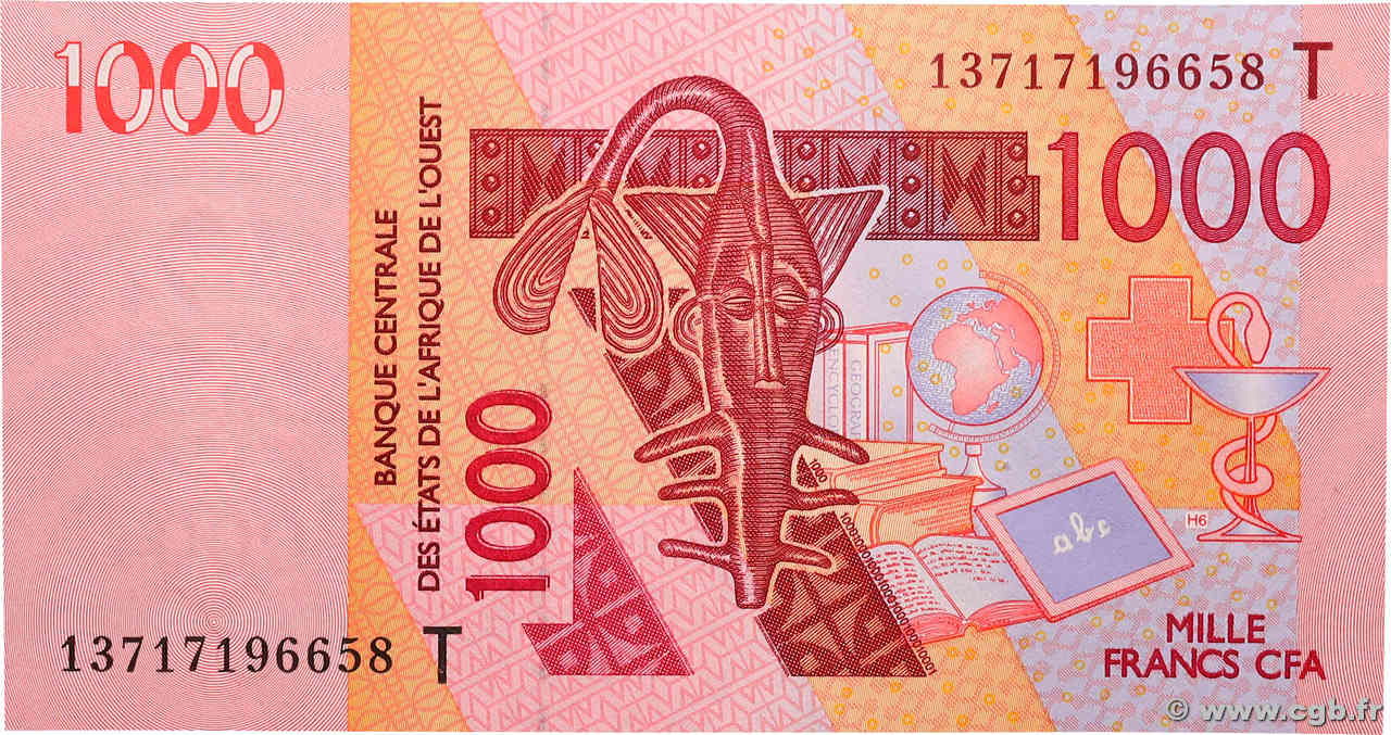 1000 Francs ÉTATS DE L AFRIQUE DE L OUEST  2003 P.815Tm pr.NEUF