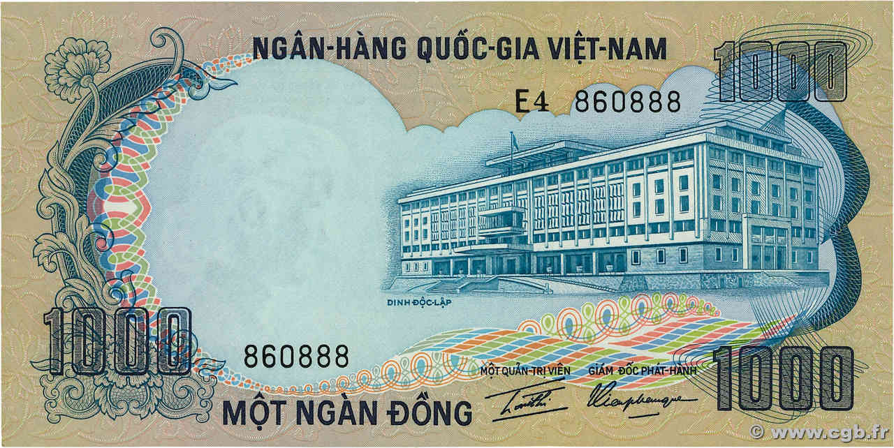 1000 Dong VIET NAM SUD  1972 P.34a pr.NEUF