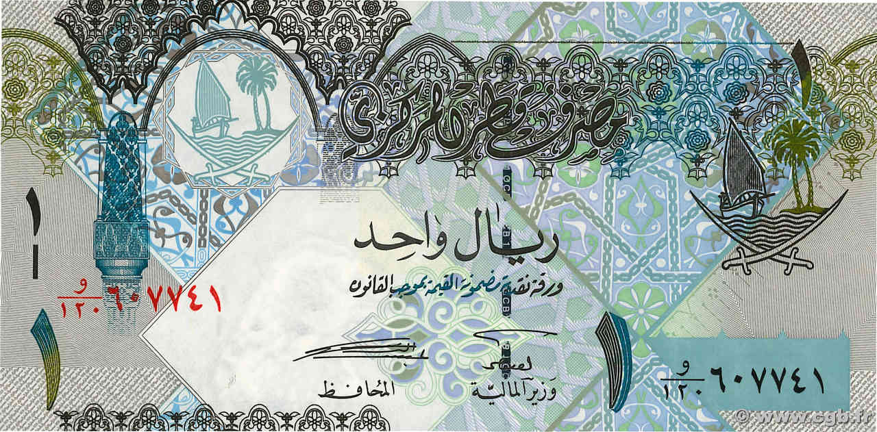 1 Riyal KATAR  2008 P.28 ST