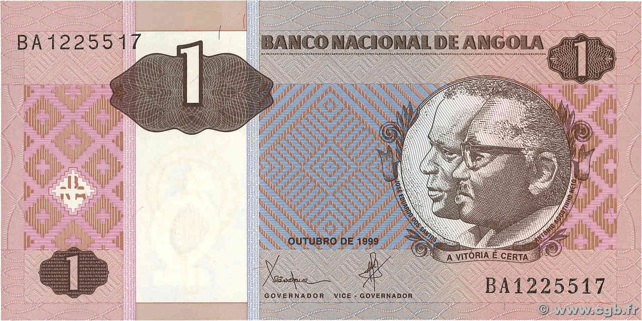 1 Kwanza ANGOLA  1999 P.143 NEUF