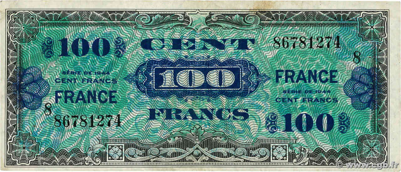 100 Francs FRANCE FRANCE  1945 VF.25.08 TB+