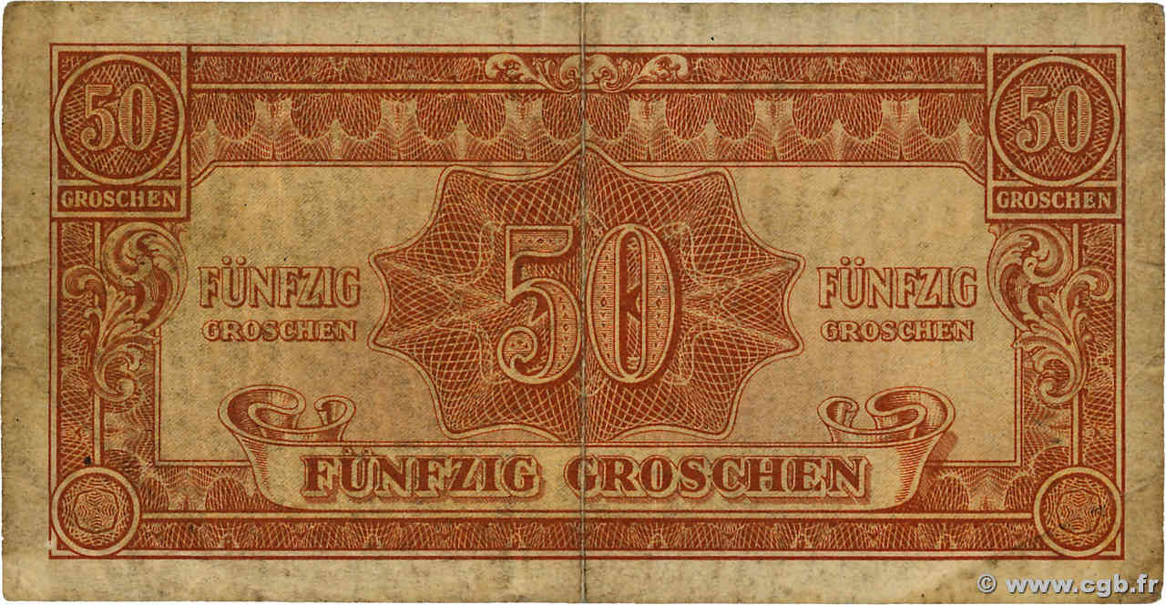 50 Groschen AUSTRIA  1944 P.102b F