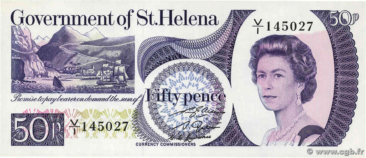 50 Pence SAINTE HÉLÈNE  1979 P.05 NEUF