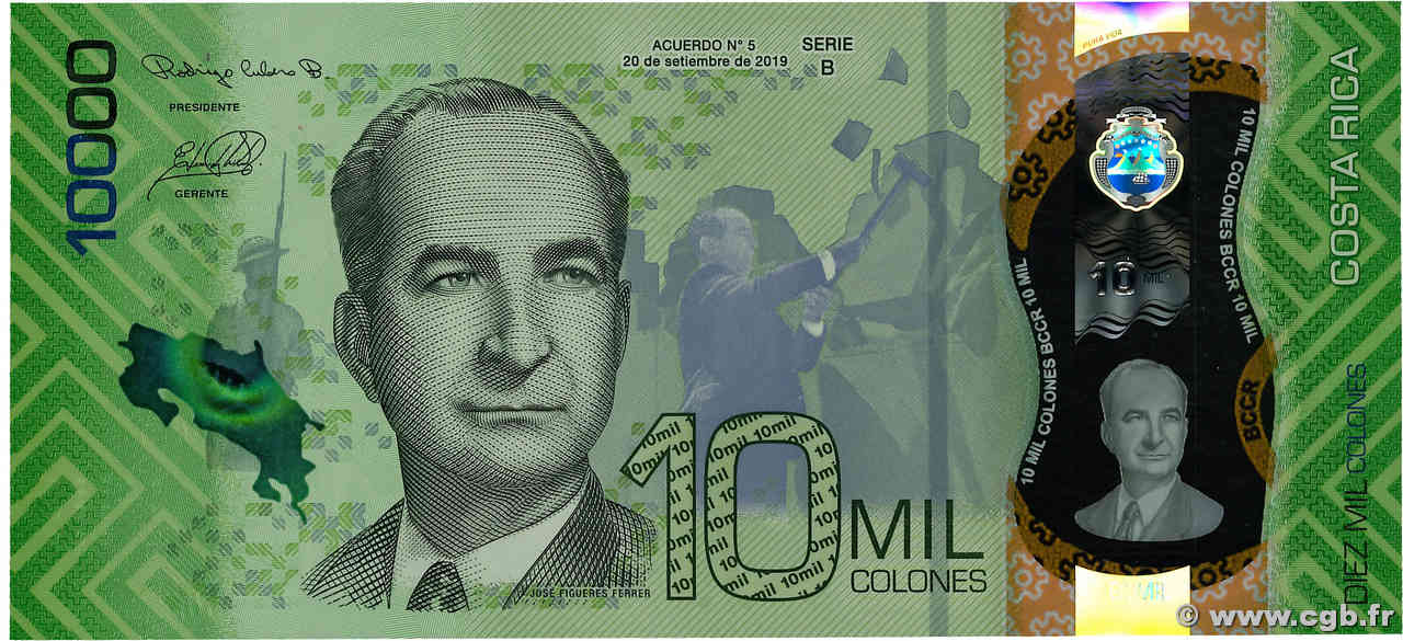 10000 Colones COSTA RICA  2019 P.283 NEUF