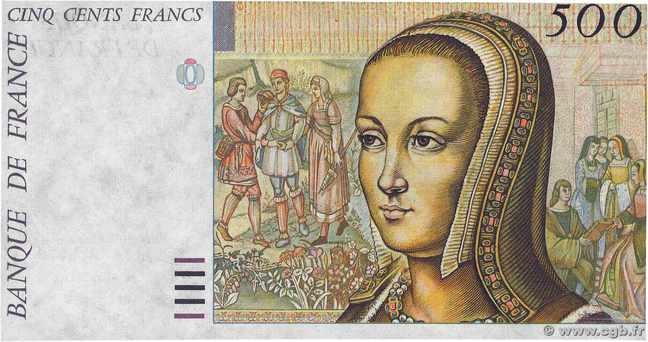 500 Francs RENAISSANCE Non émis FRANCE  1987 NE.1987.04b UNC