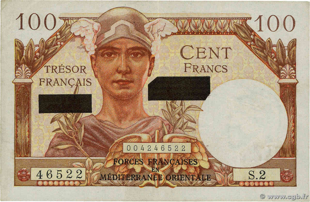 100 Francs SUEZ FRANCE  1956 VF.42.01 XF