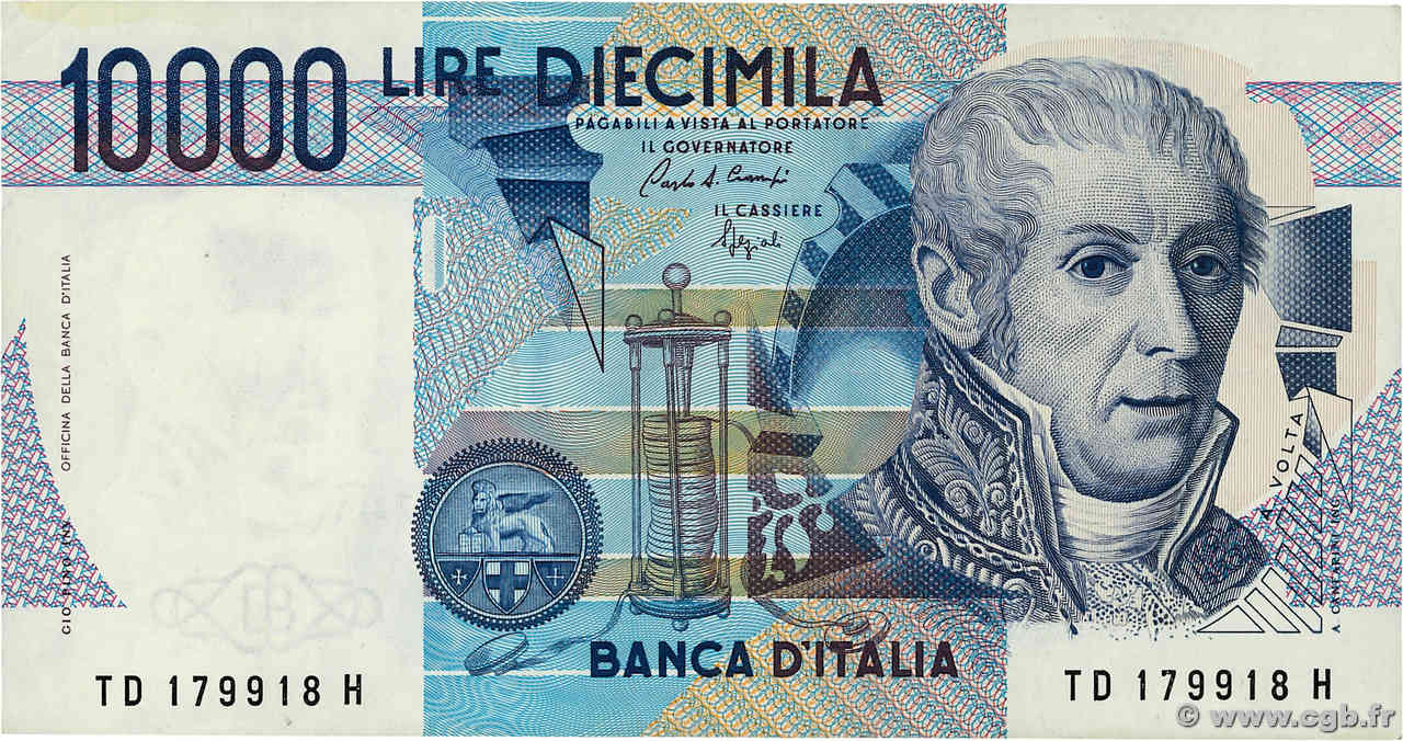 10000 Lire ITALIE  1984 P.112a pr.SUP