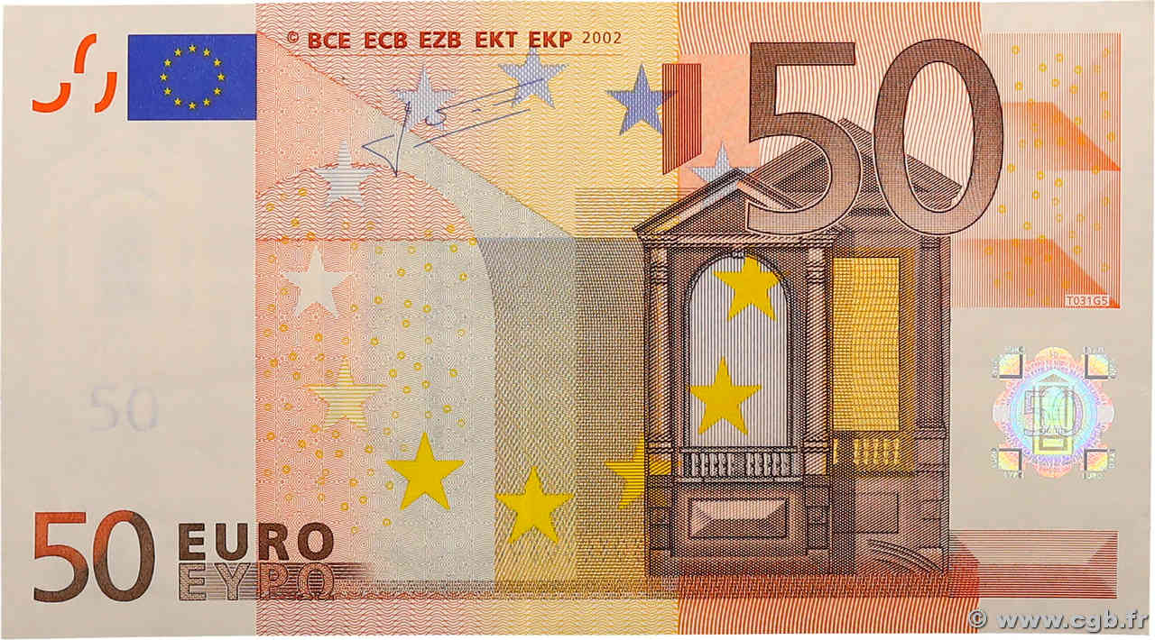 50 Euro EUROPA  2002 P.11z fST+