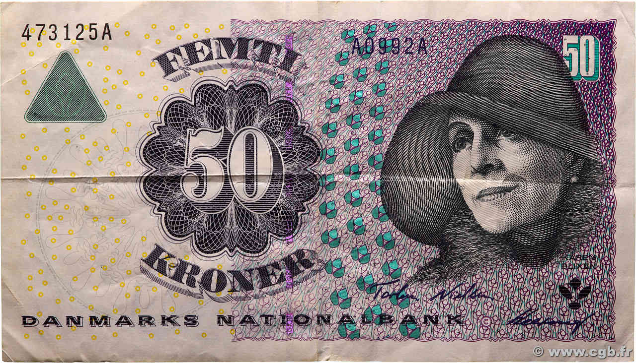 50 Kroner DANEMARK  1999 P.055a pr.TTB