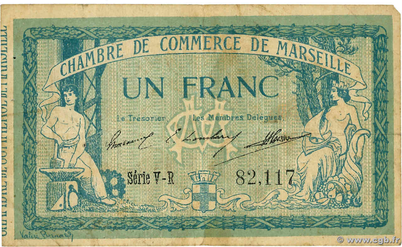 50 Centimes FRANCE régionalisme et divers Marseille 1915 JP.079.56 TB